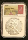2015 California Angels American Silver Eagle NGC GEM/UNC ULTRA RARE LABEL