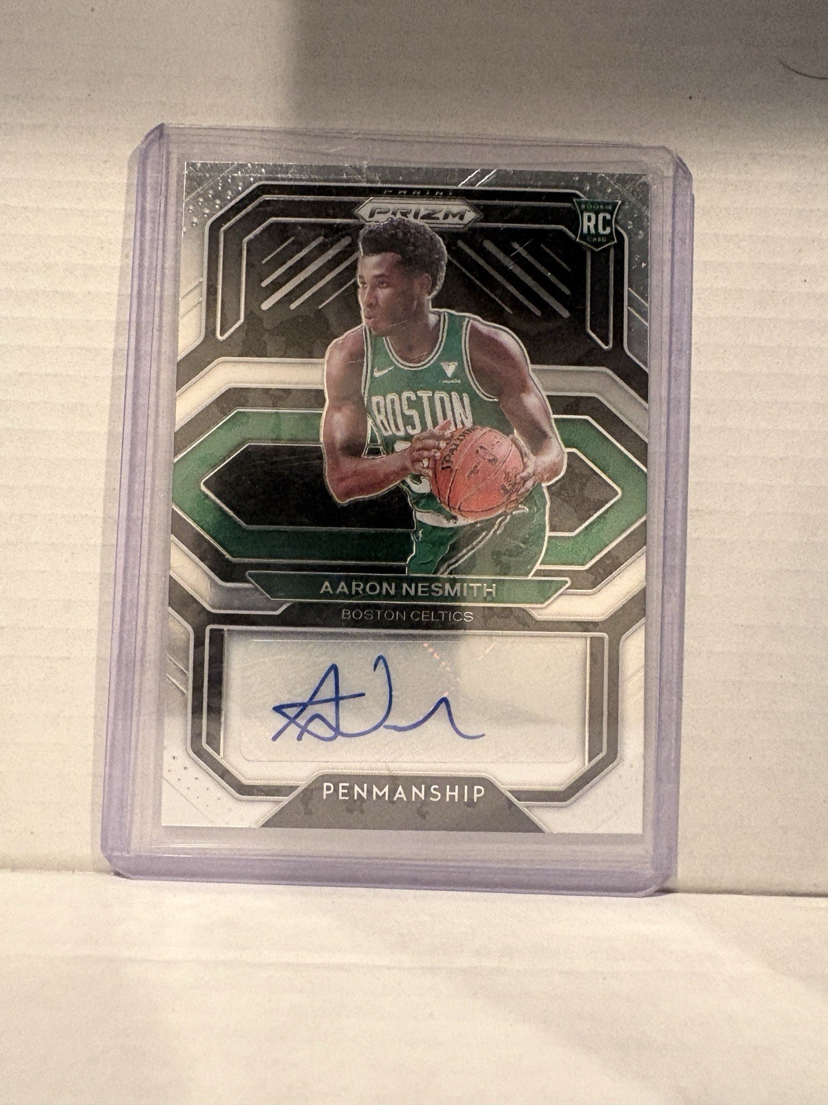 2020-21 Prizm Aaron Nesmith Penmanship Auto RC Rookie Pacers