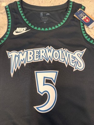 Nike Minnesota Timberwolves Anthony Edwards #5 Black Hardwood