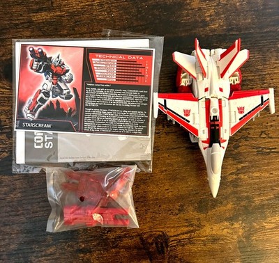 Transformers TFCC shattered glass starscream  TFSS botcon Subscription  Funpub