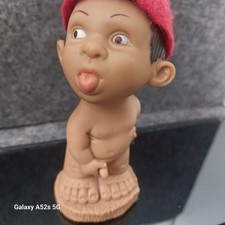 Mainzelmännchen Figur „Det“ – ZDF – ca. 11 cm – Vintage Weihnachtsmann 🎅