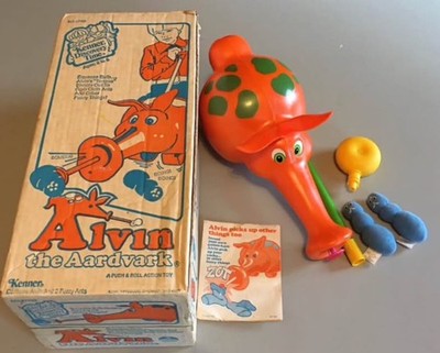 Alvin The Aardvark VTG 1978 Kenner Toy Complete With Box Excellent WORKS