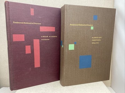 Lot 2 Fundamental Mathematical Structures Books Linear Algebra Elem Functions