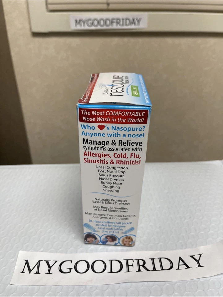 Kit de recarga de lavado nasal Dr. Hana's Nasopure - 1 cada uno - 40 quilates caducidad: 2/2026 paquete sellado Foto 2 de 4