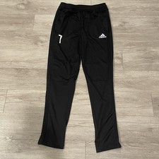 Adidas Boys Track Pants Youth Size XL Athletic Back To School Black