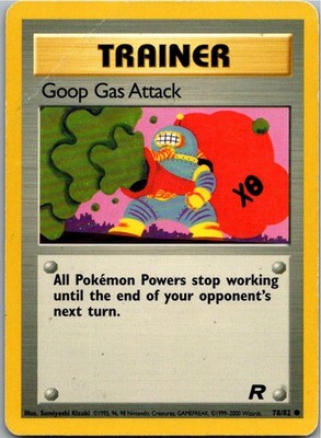 Pokémon Goop Gas Attack 78/82 Team Rocket 1995 Englisch