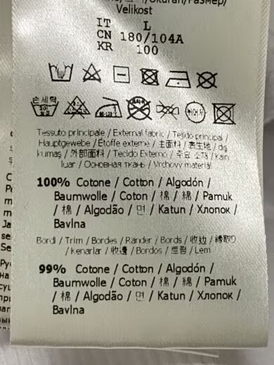 FENDI Hoodie/ Large/ Cotton/ White/ All-Over Print/ 12CPF-19-5436 thumbnail 5