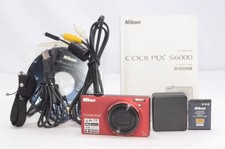 Nikon COOLPIX S6000 Red Compact Digital Camera -