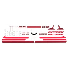 Piedmont Airlines 737-400/300 Decals - N417US N342US - Model Airplane Kit