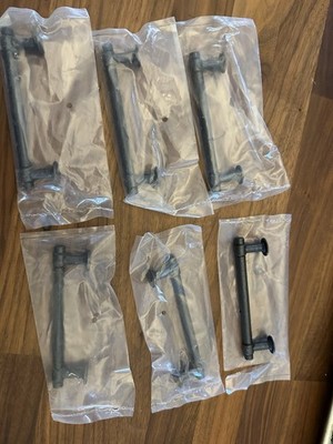 (6) Black Door Handles - NEW - 5 inches