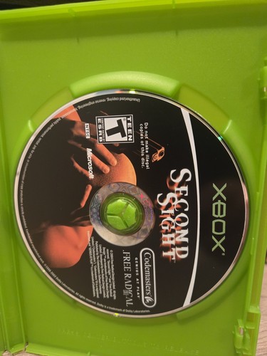 Second Sight Xbox Original Game CIB Complete Tested Working Free Radical T - Picture 4 of 6