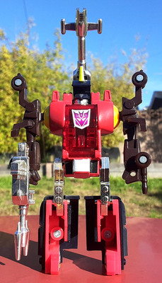 2004 Takara eHobby Transformers G1 Salvo Red Bombshell Diaclone Kabutron