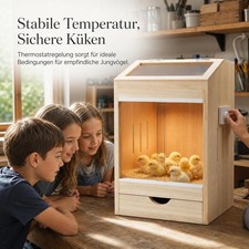 Brutkasten f&uuml;r V&ouml;gel | K&uuml;kenaufzuchtbox mit Thermostat | f&uuml;r Heimtiere