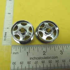 Single Chrome Plated Smith Miller 5 Spoke Cast Replacement Wheel Part SMP-002P-2
