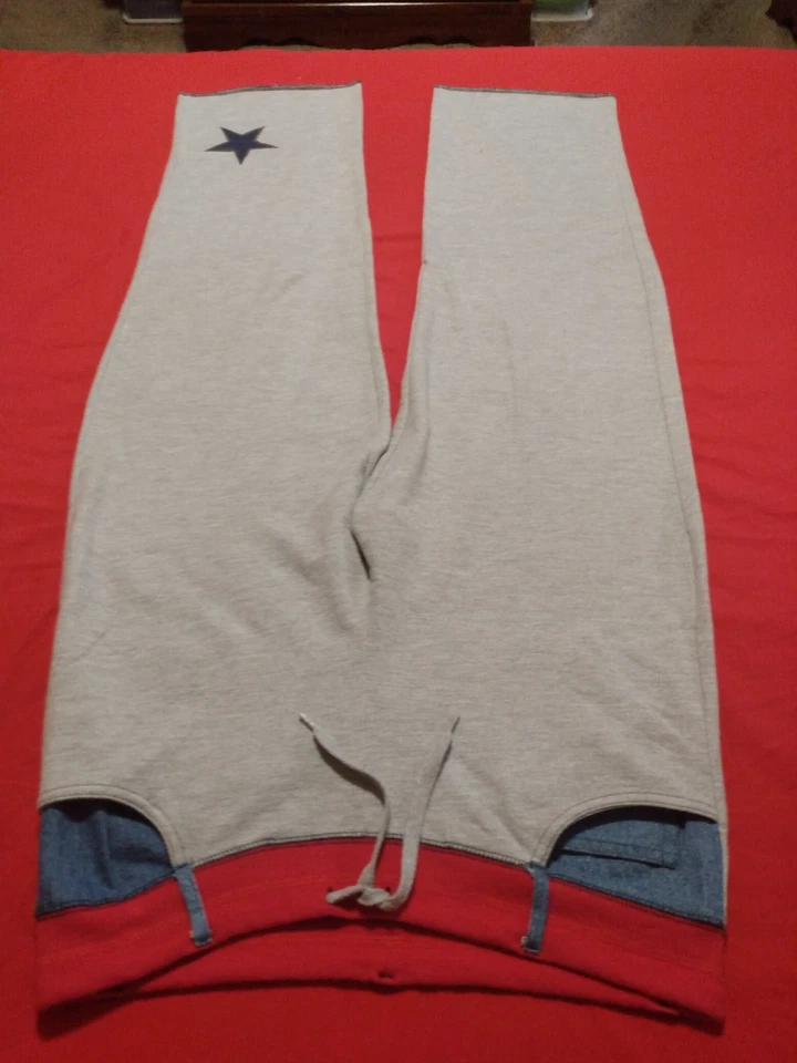 No Boundaries Women's Wide Leg Heather Grey Pants cotton / polyester Size XL - Image 2 of 4