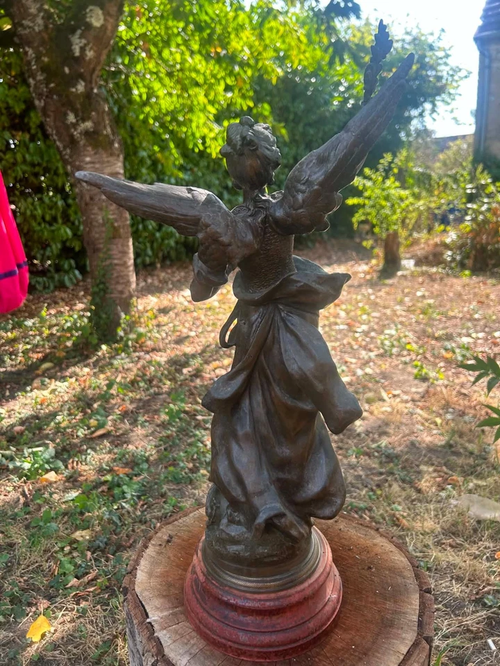 Statuette - auguste Moreau la paix armée Fin XIX° - Photo 1/4