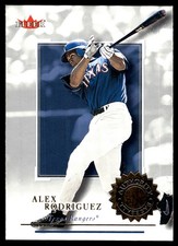Alex Rodriguez 2001 Fleer Authority #32 Texas Rangers FREE SHIPPING AutographDen