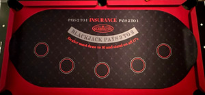 Reversible Blackjack & Pai Gow Neoprene Table Cover