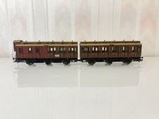 Märklin 4209 Abteilwagen mit Gepäckabteil, Doppeleinheit KPEV , Kurzkupplungen