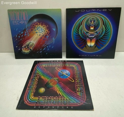 3pc VTG Journey Vinyl LP Lot UNTESTED