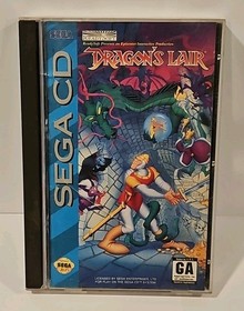 Dragon's Lair And Wirehead Sega CD Bundle Lot Of 2 Tested Complete W Manual CIB 