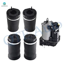 Front-Rear Air Suspension Spring Bag-Compressor To 2010 2011 Mercedes-Benz ML450