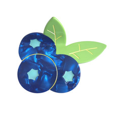 Blue Berries Claw Clips,Cellulose Acetate Hair Clips,Fruit Claw Clips for Women