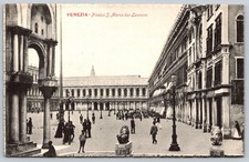 Vintage Venezia Piazza San Marco dai Leoncini Postcard Italy A314