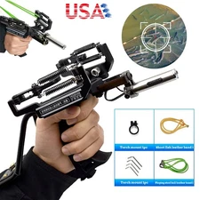 Slingshot Hunting Fishing Shooting Pro Heavy Duty High Velocity Laser Shoot Set
