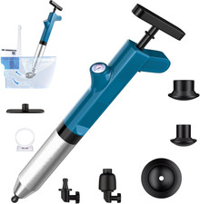 Toilet Plunger Set, High Pressure Air Plunger Drain Clog Remover, Sink Plungers