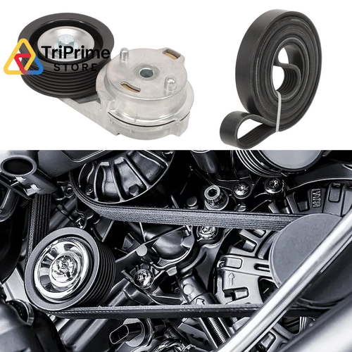 38382 Drive Belt Tensioner Pulley and Serpentine Kit For Ram 1500 2500...  - Picture 4 of 7