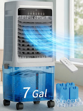3000cfm Swamp Cooler Air Conditioner Evaporative Cooler With Dual Water Tanks F