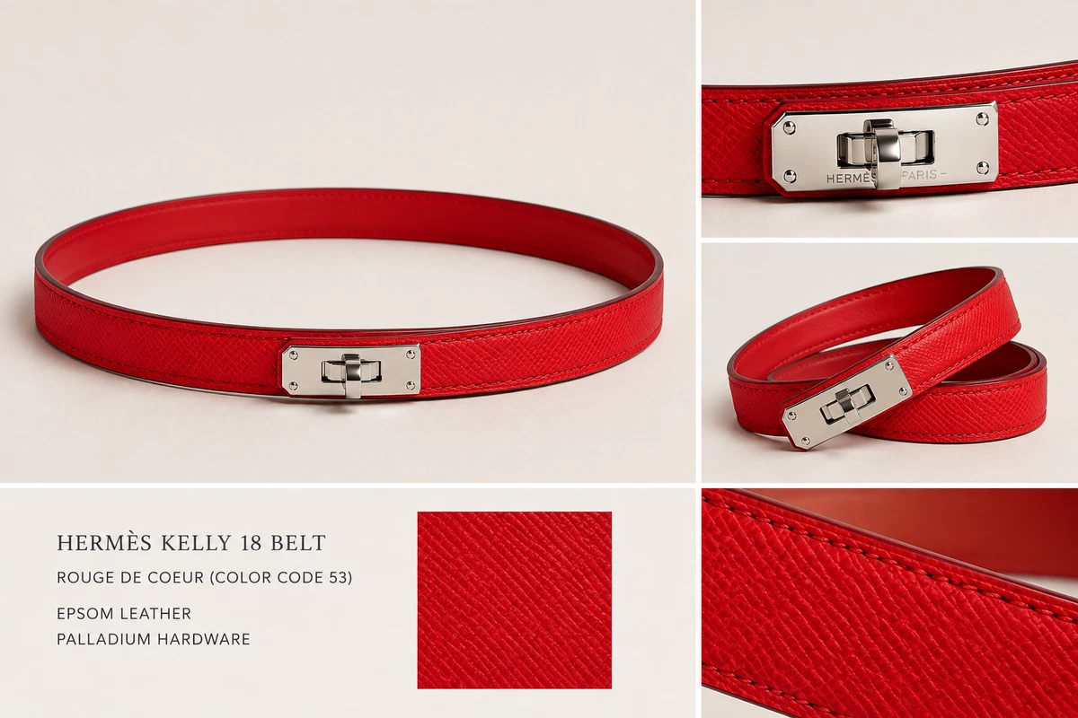 HERMÈS Red Belts for Women for sale | eBay