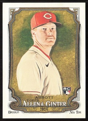 2024 Topps Allen & Ginter Andrew Abbott #32 Rookie Cincinnati Reds