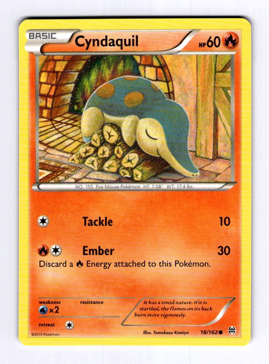 Cyndaquil XY - BREAKthrough #18 (2015) Common NM Pokemon