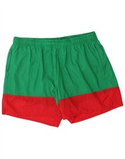Nike Mens Swimming Shorts 2XL  Green Colourblock Nylon AA06