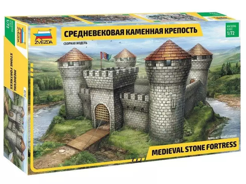 ZVEZDA Forteresse médiévale - 1/72 - ZVEZDA 8510