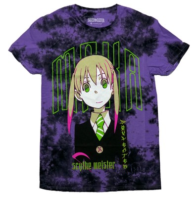 Soul Eater New Adult T-Shirt - Large Image of Scythe Meister Tie Dye