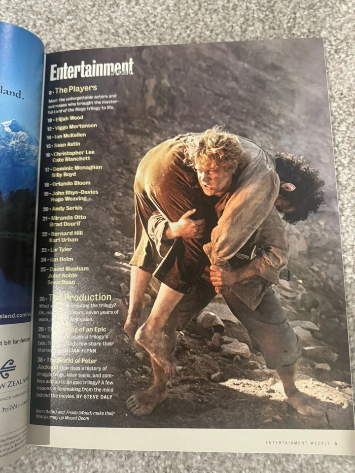 Lord of the Rings Ultimate Viewer's Guide Entertainment Weekly Collectors Issue - Image 3 of 4