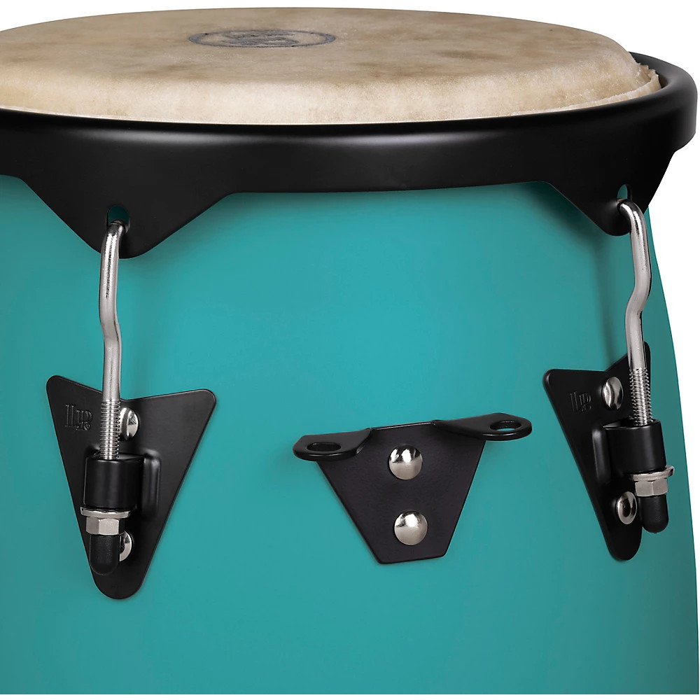 LP Discovery Conga Set with Double Conga Stand 10 and 11 in. Sea Foam