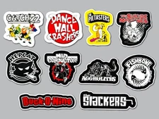 3rd Wave Ska-Punk Vinyl Sticker Lot (10 Stickers) SET 2 skate rude boy rock alt