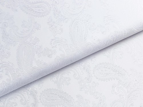 FUTTERSTOFF Futter Stoff Innenfutter Paisleymuster edel glänzend WEIß EUR 8,98/m - Bild 3 von 3