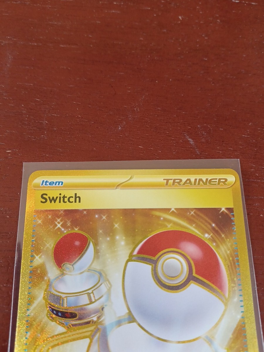 Pokémon 151 English Gold Switch Secret Rare 206/165 | eBay