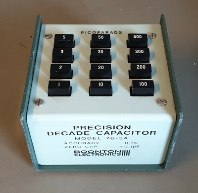Kondensatordekade Precision Decade Capacitor 0,1% Boonton Electronics 76-3A