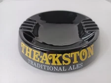 Vintage Wade PDM Ceramic Ashtray ~ Theakston Traditional Ales ~ 6" round