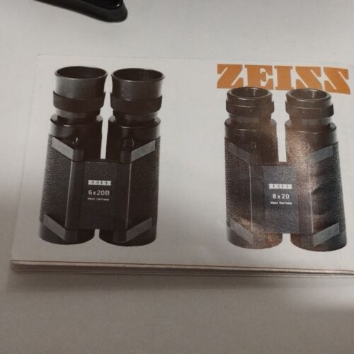 🟢Binoculares Zeiss 8x20 anagol 8x20B con estuche Alemania + Documentos 1977 (casi nuevos)🟢 - Imagen 7 de 11