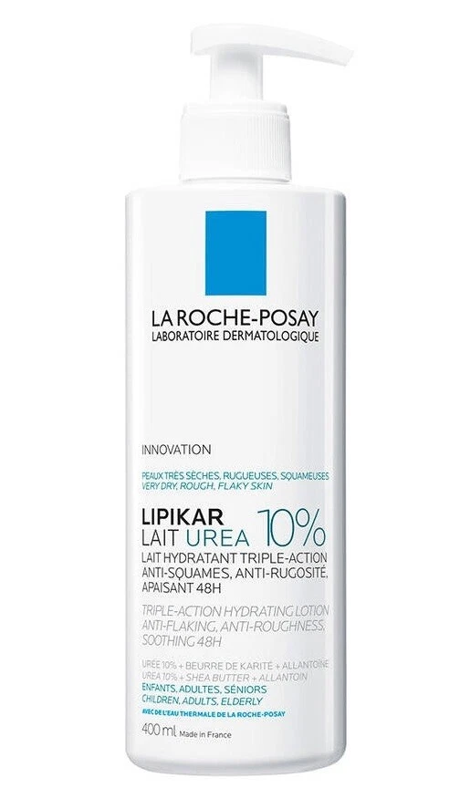 La Roche-Posay Lipikar Lait UREA 10% Triple-Action Hydrating Body Lotion 400ml-