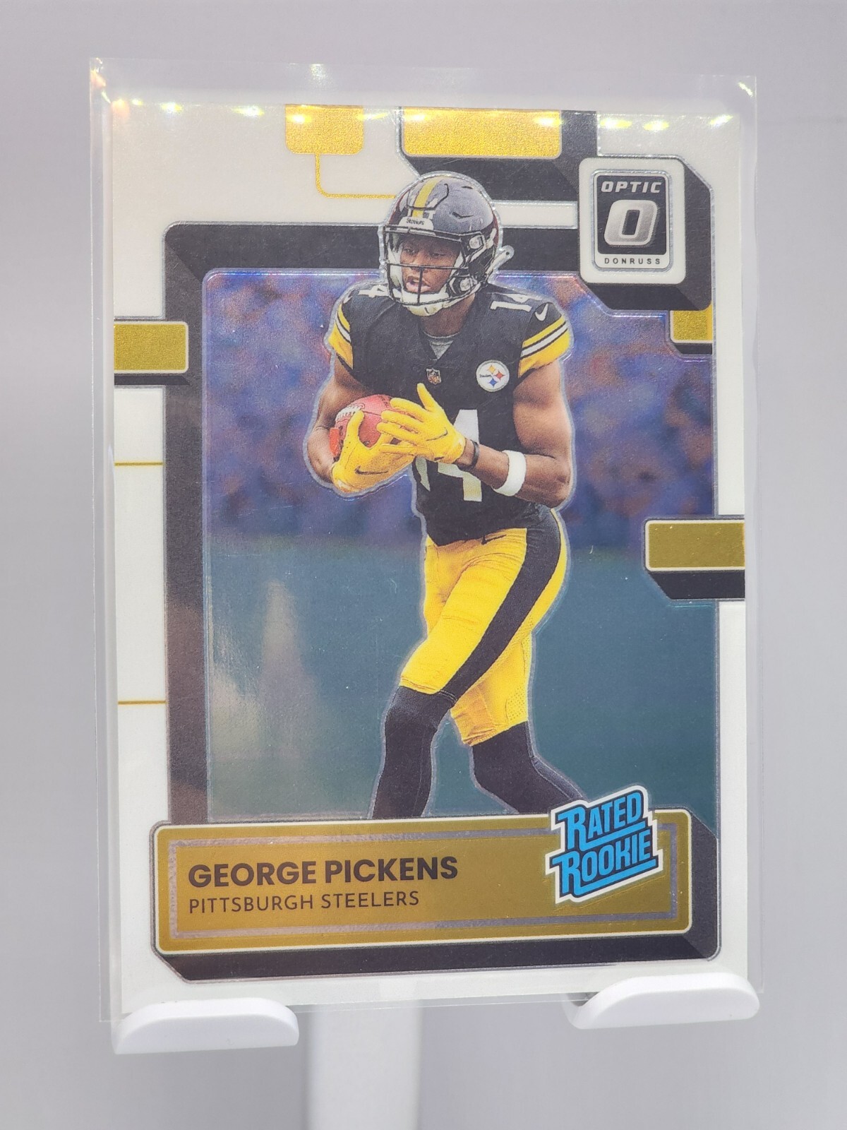 2022 Donruss Optic Base Rated Rookie George Pickens #223 Pittsburgh Steelers