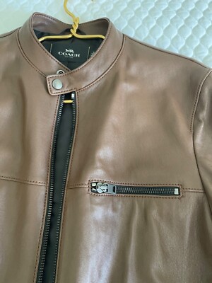 Coach Leather Racer Jacket