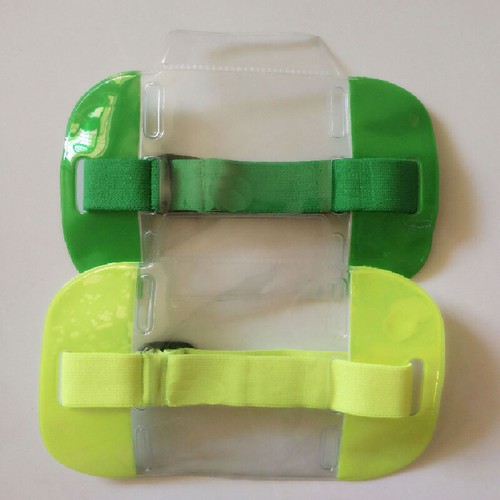 New Tactical ID Arm Band Security Badge Card Holder HI VIZ Doorman Armband SIA ↖ - Picture 6 of 18